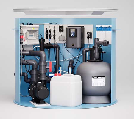 Albixon Technikschacht Oxy plus für PP Pools