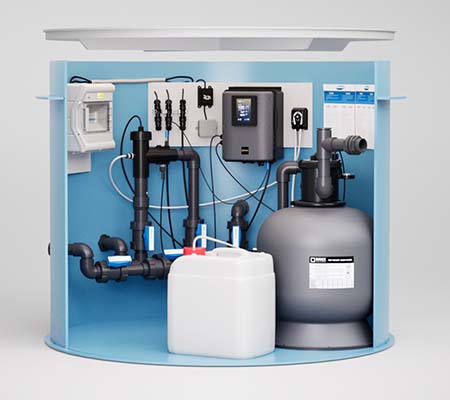 Albixon Technikschacht Oxy für PP Pools