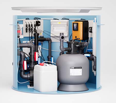 Albixon Technikschacht UV plus für PP Pools