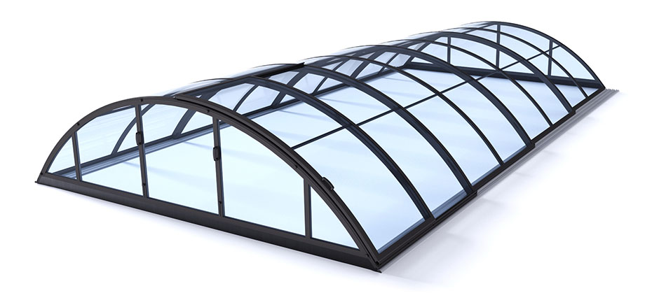 Poolüberdachung Klasik Clear