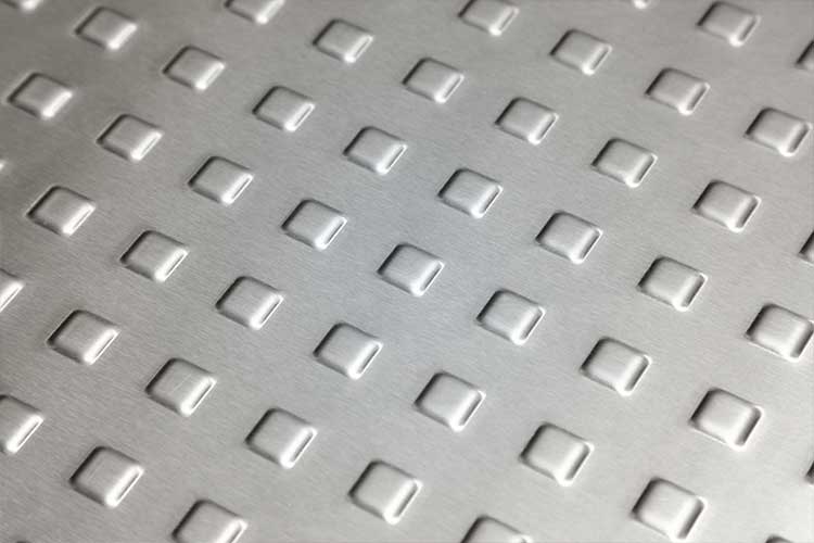 Edelstahlschwimmbecken geprägter Boden