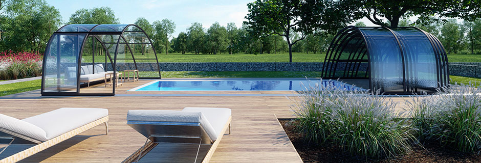 Polypropylen (PP) Pool Set mit Poolüberdachung