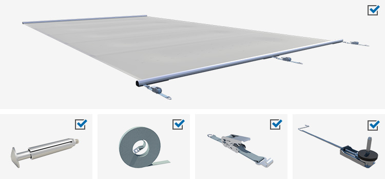 Lieferumfang Liderpool Pool Abdeckung Extra Top Sicherheitsabdeckung