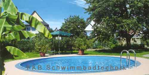 Stahlwandpool Rundbecken