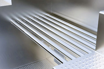 Edelstahl Minipool mit Luftsprudelmassage