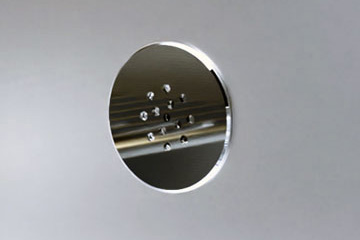 Edelstahl Minipool mit Hydromassage