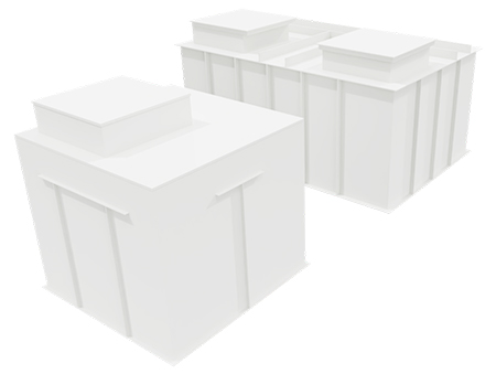 Technikschacht für PP Schwimmbecken & PP Pools