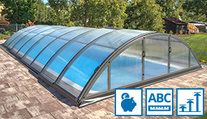 Serienüberdachung für Pool