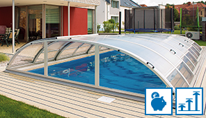  Economic Poolüberdachung