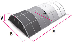 Poolüberdachung Albixon Sydney Maße