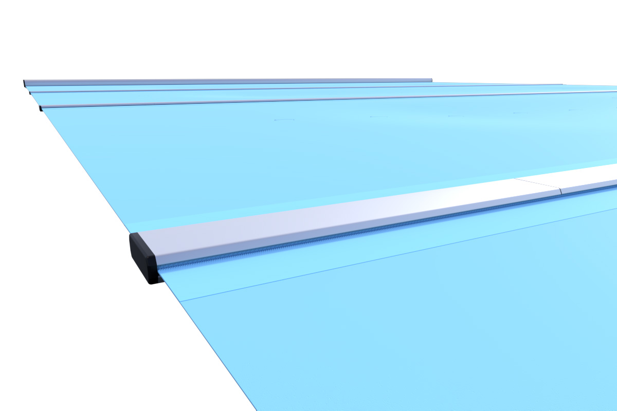 Liderpool Sicherheitsabdeckung Flat Section Blue