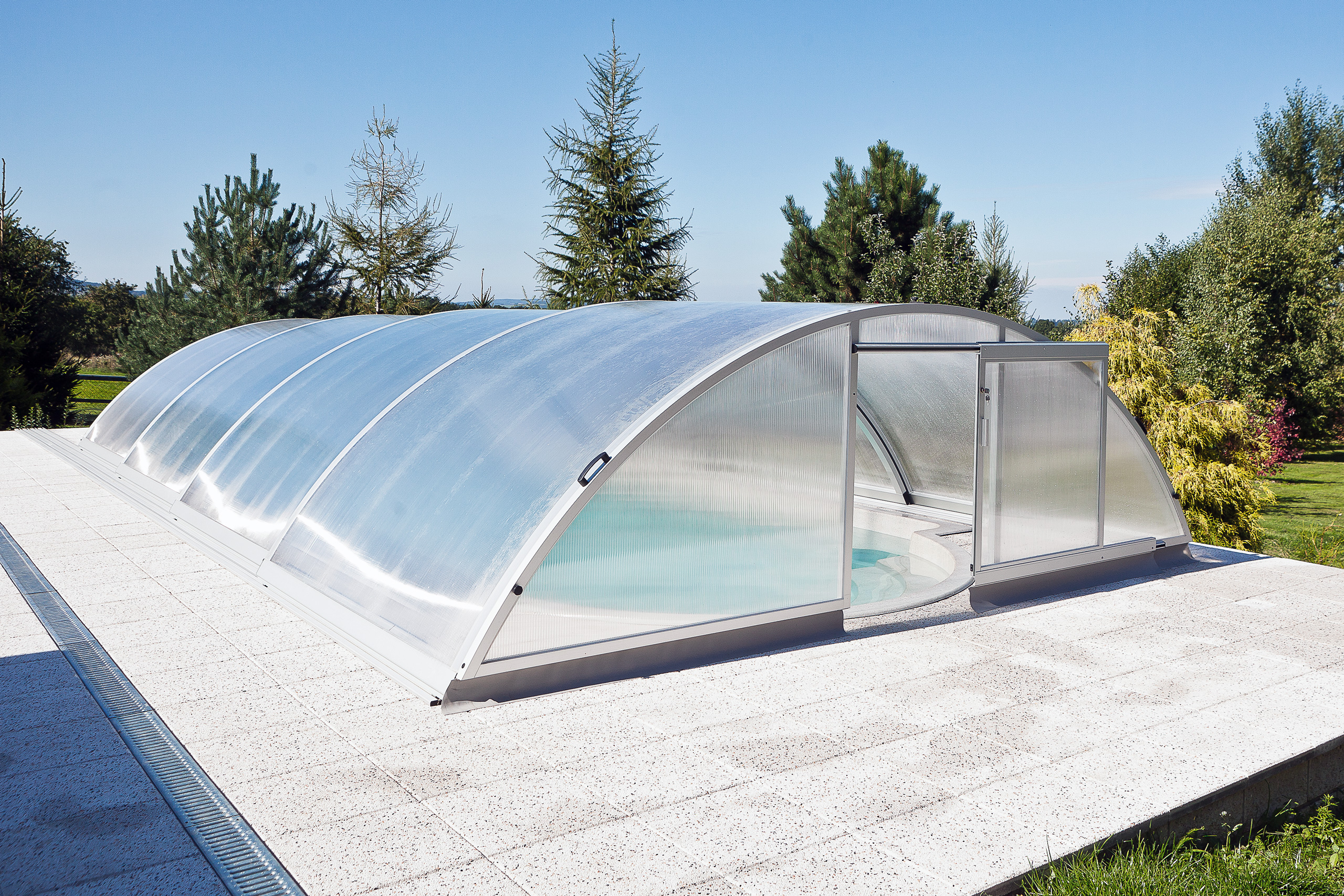 Schwimmbadüberdachung Köln B2