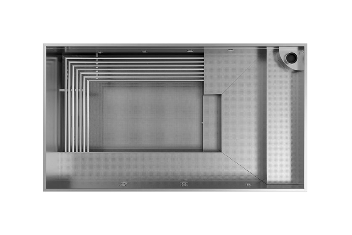 Edelstahl Minipool Sun