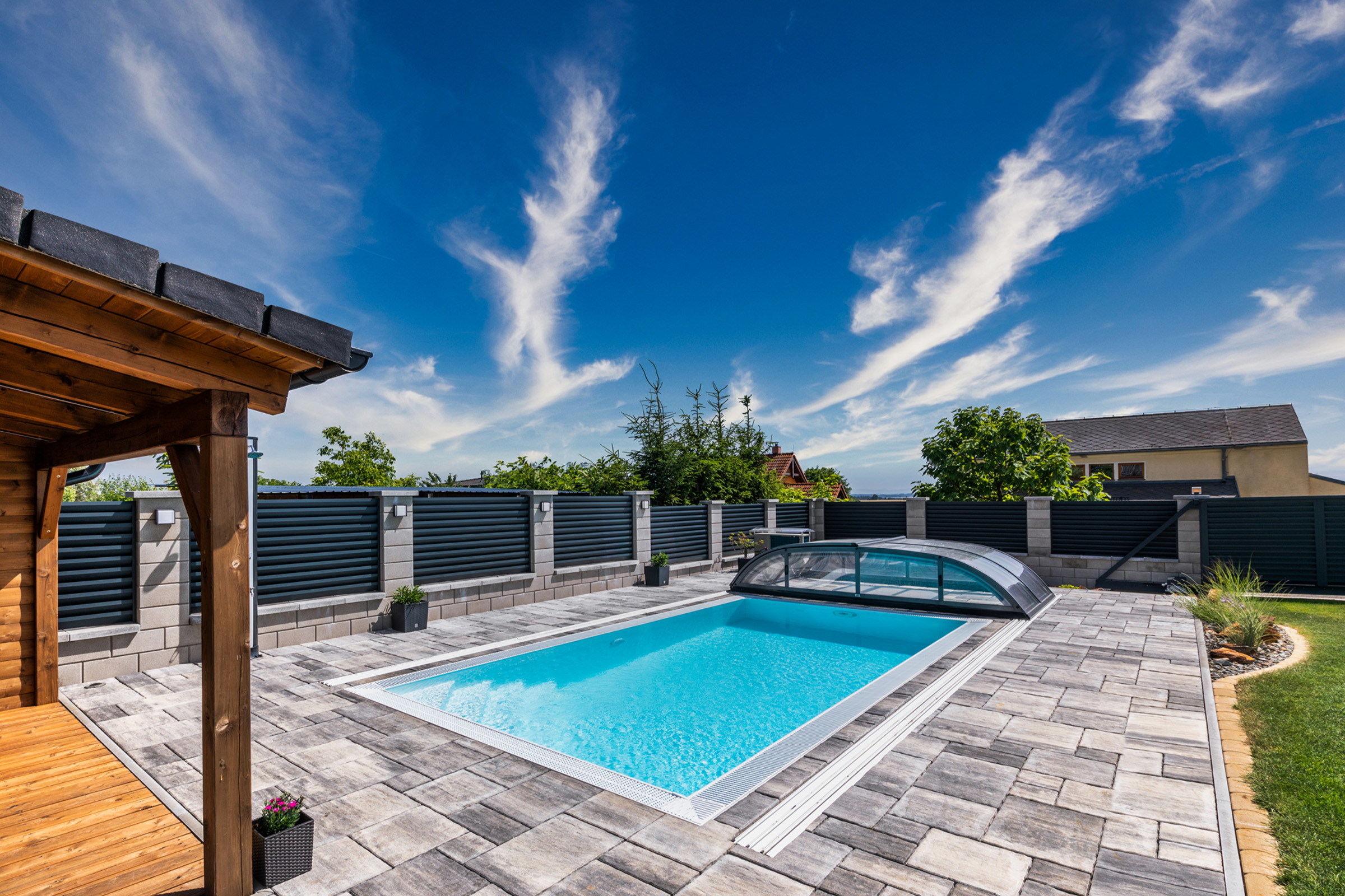 Poolüberdachung Albixon Dallas