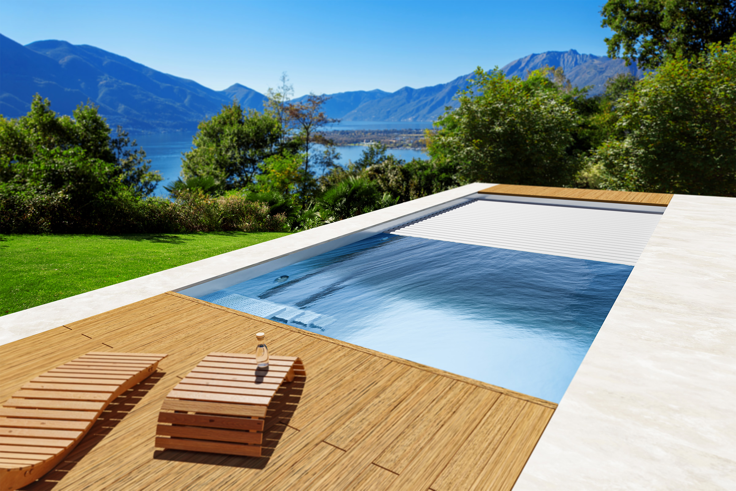 Edelstahlpool Skimmerbecken