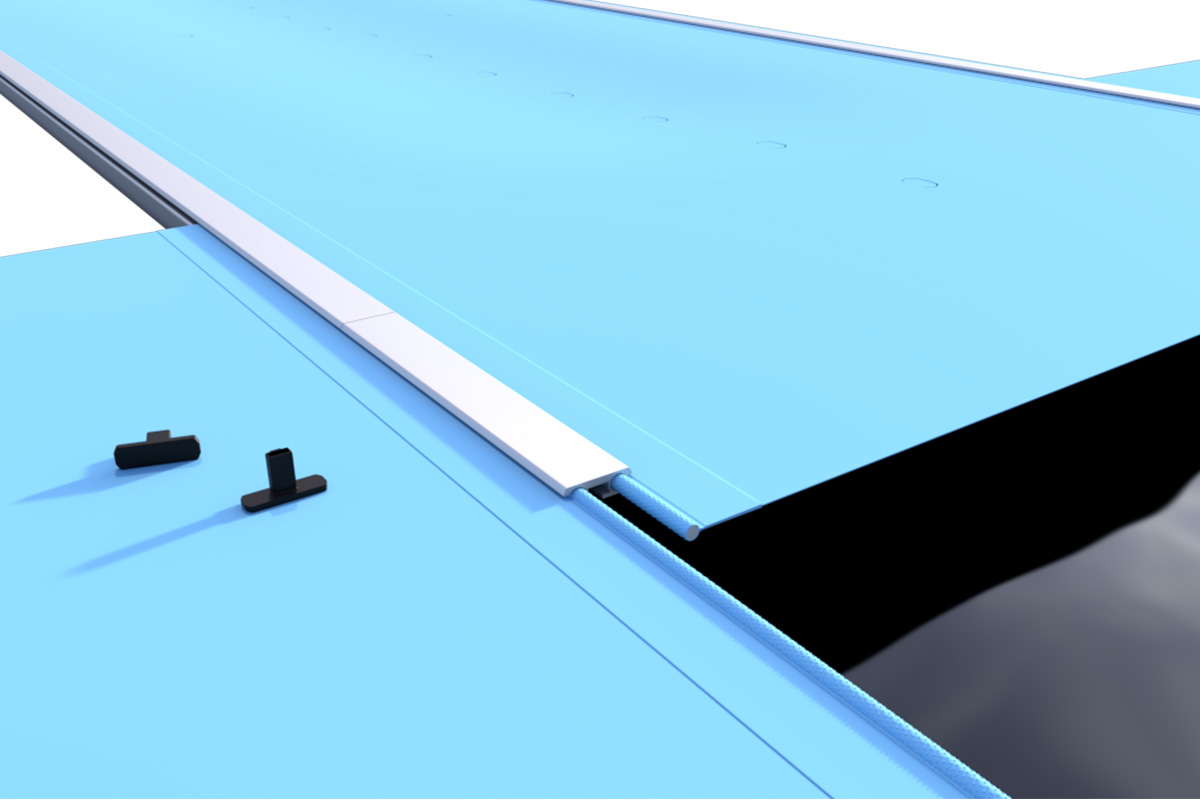 Liderpool Sicherheitsabdeckung Flat Section Blue