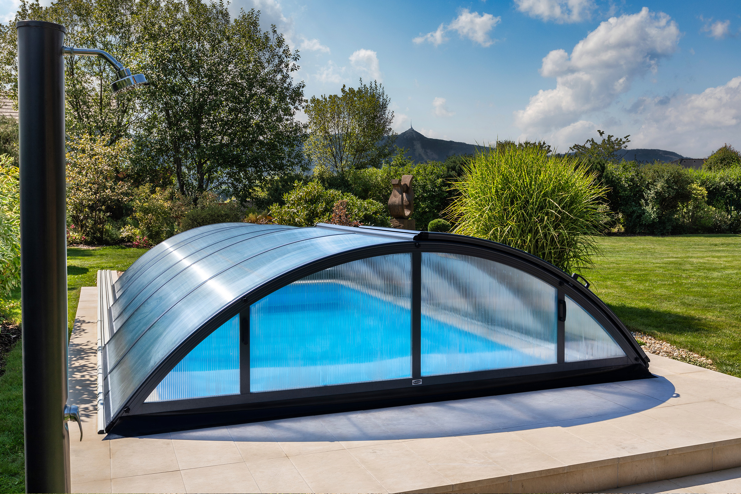 Poolüberdachung Albixon Klasik A