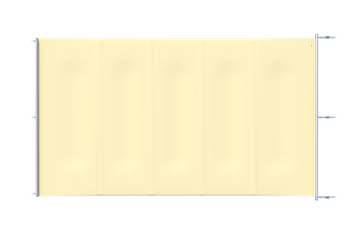 Liderpool Rollschutzabdeckung Extra Top Vanilla