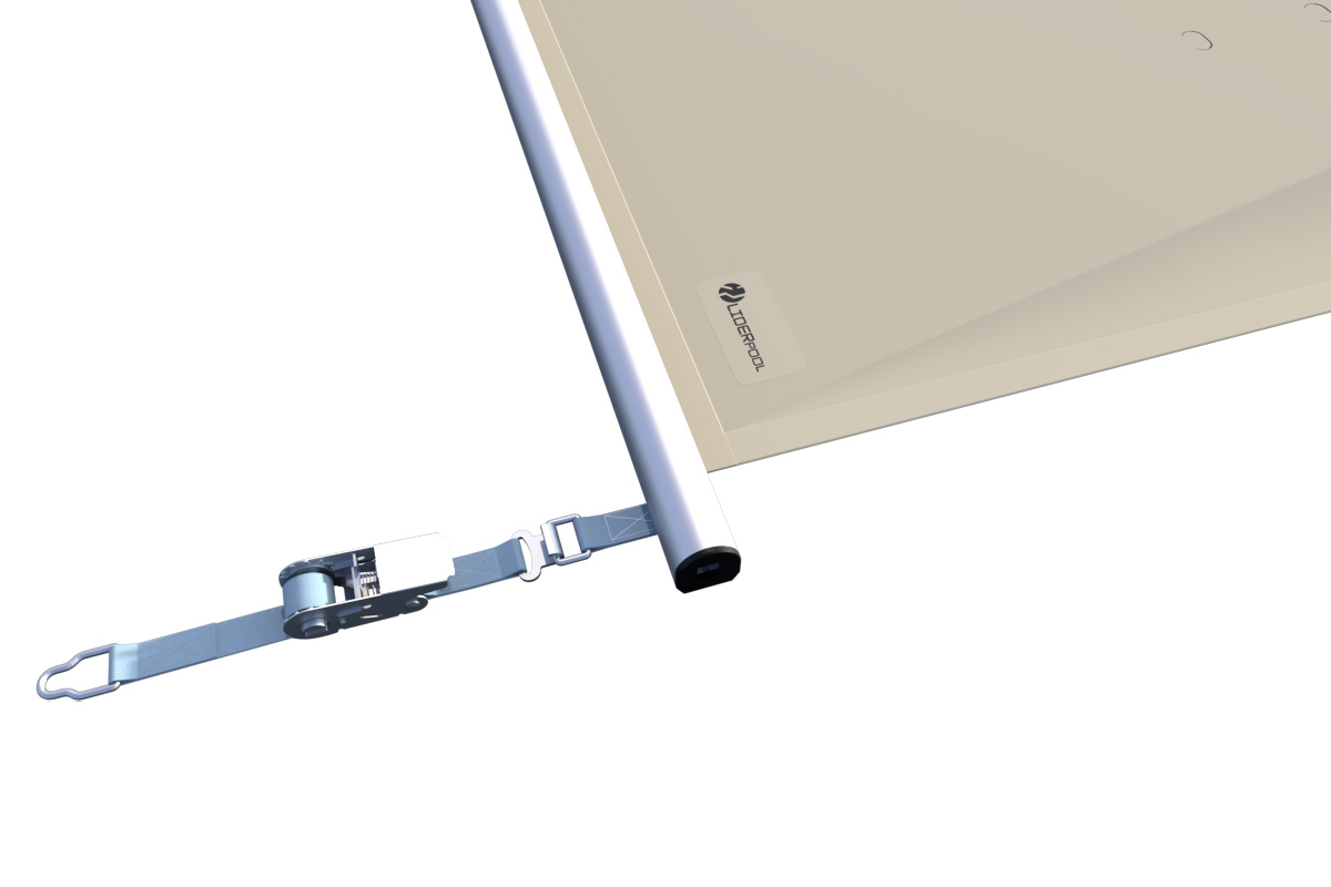 Spanngurt Sicherheitsabdeckung Beige