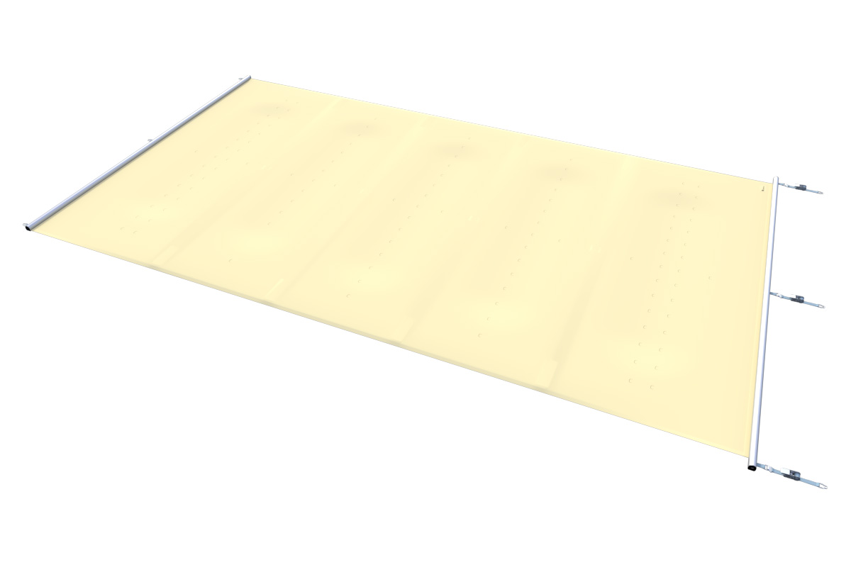 Liderpool Rollschutzabdeckung Extra Top Vanilla