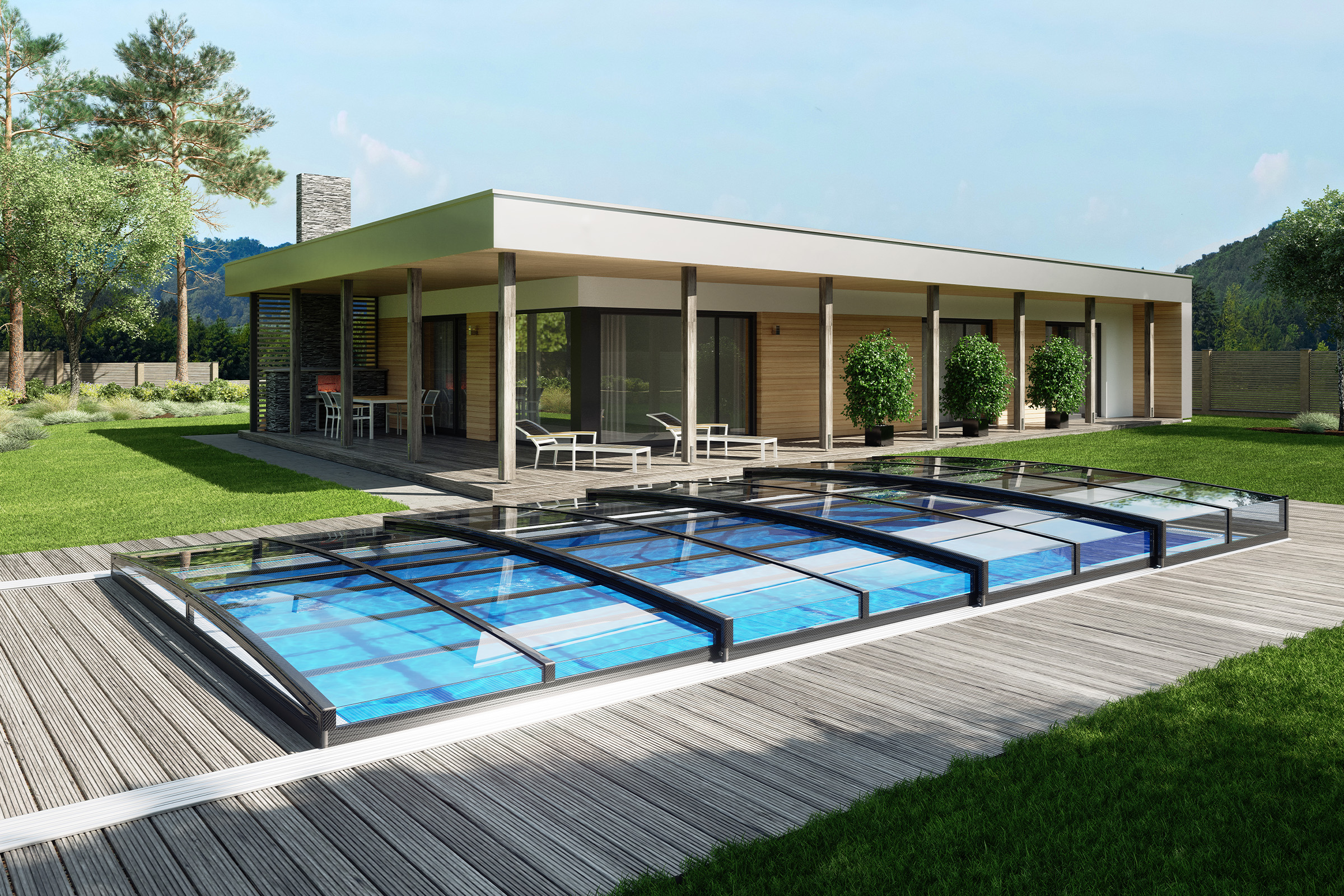 Poolüberdachung Casablanca Infinity 