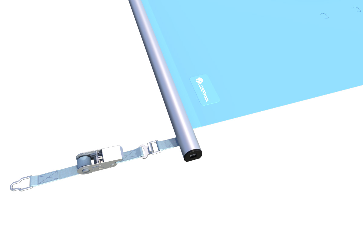 Liderpool Sicherheitsabdeckung Flat Section Blue